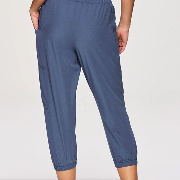 NWT Avalanche Terra Ripstop Cargo Capri Vintage Indigo Size L - Picture 2 of 9